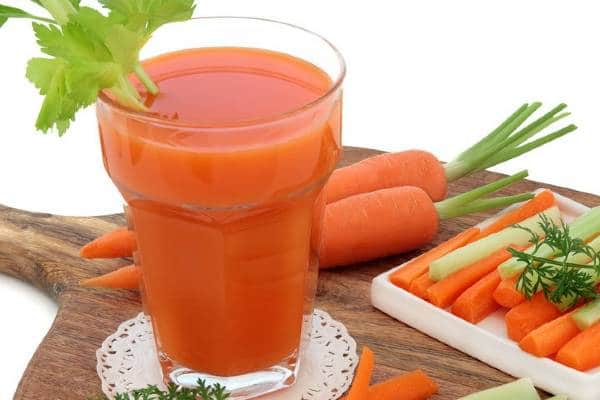 agua de zanahoria para la gripe