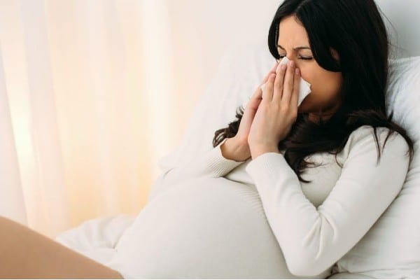 gripe ene l embarazo